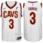 Camiseta Cleveland Cavaliers Isaiah Thomas #3 2017-18 Blanco