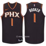 Camiseta Phoenix Suns Devin Booker Statement #1 2017-18 Negro