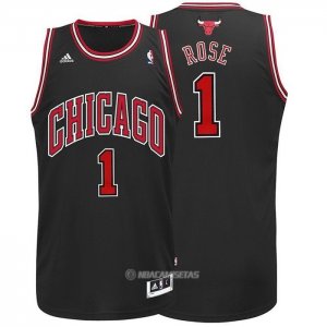 Camiseta Chicago Bulls Derrick Rose #1 Retro Negro