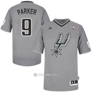 Camiseta Parker San Antonio Spurs #9 Gris