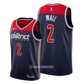 Camiseta Washington Wizards John Wall #2 Statement Edition Azul