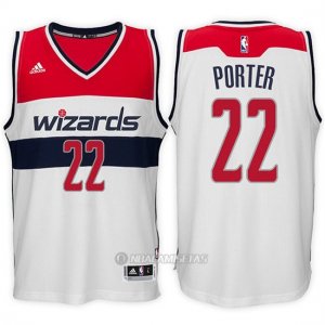 Camiseta Washington Wizards Porter #22 Blanco
