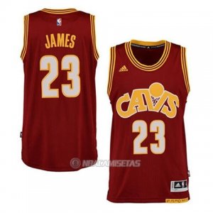 Camiseta Cleveland Cavaliers Lebron James #23 Alternate Rojo