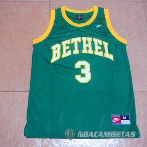 Camiseta NCAA Bethel Iverson Verde #3