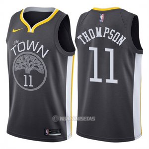 Camiseta Golden State Warriors Klay Thompson Statement #11 2017-18 Gris