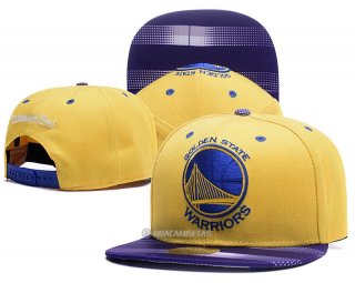 NBA Golden State Warriors Sombrero Amarillo Violeta