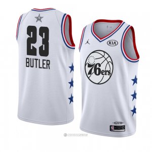 Camiseta All Star 2019 Philadelphia 76ers Jimmy Butler #23 Blanco