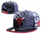 NBA Chicago Bulls Sombrero Azul Negro