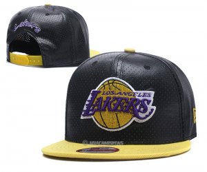 NBA Los Angeles Lakers Sombrero Negro Amarillo