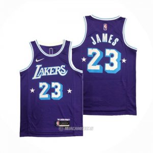 Camiseta Los Angeles Lakers Kobe Bryant #24 Ciudad Edition 2021-22 Violeta