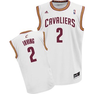 Camiseta Blanco Irving Cleveland Cavaliers #2 Revolution 30