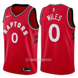 Camiseta Toronto Raptors Cj Miles #0 Icon 2017-18 Rojo
