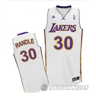 Camiseta Los Angeles Lakers Randle #30 Blanco