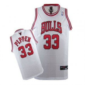 Camiseta retro de Pippen Chicago Bulls #33 Blanco