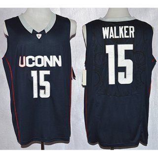 Camiseta NCAA Uconn Huskies Walker #15 Negro