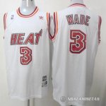 Camiseta Miami Heat Retro Wade Blanco