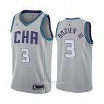 Camiseta Charlotte Hornets Terry Rozier III #3 Ciudad Edition Gris