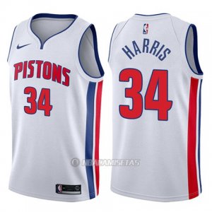 Camiseta Detroit Pistons Tobias Harris #34 Association 2017-18 Blanco
