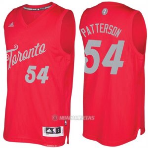 Camiseta Navidad Toronto Raptors Patrick Patterson #54 Rojo