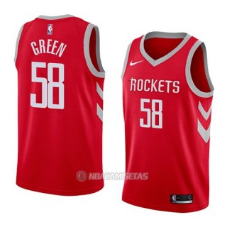 Camiseta Houston Rockets Gerald Green #58 Icon 2018 Rojo