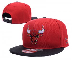 NBA Chicago Bulls Sombrero Rojo Negro