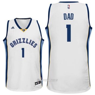 Camiseta Dia del Padre Memphis Grizzlies Dad #1 Blanco