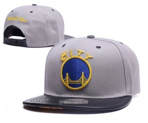 NBA Golden State Warriors Sombrero Gris Negro Azul