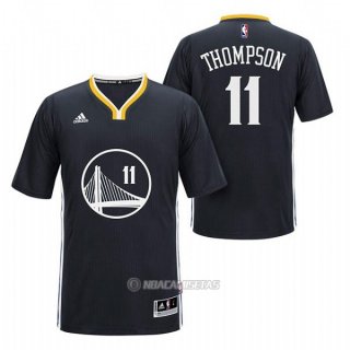 Camiseta Manga Corta Golden State Warriors Thompson #11 Negro