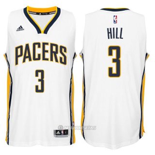 Camiseta Indiana Pacers Hill #3 Blanco