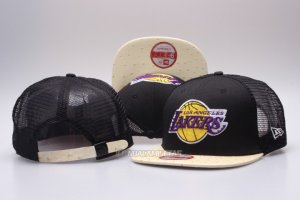 NBA Los Angeles Lakers Sombrero Snapbacks Negro