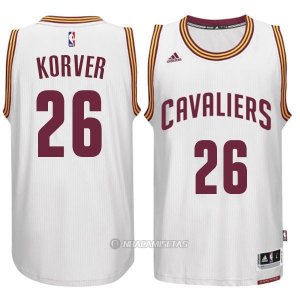 Camiseta Cleveland Cavaliers Korver #26 Blanco