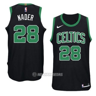 Camiseta Boston Celtics Abdel Nader #28 Statement 2018 Negro