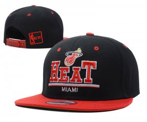 NBA Miami Heat Sombrero Negro Rojo 2010