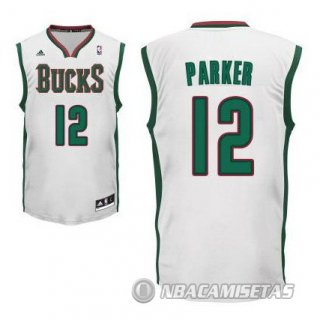 Camiseta Blanco Parker Milwaukee Bucks Revolution 30