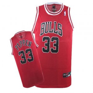 Camiseta retro de Pippen Chicago Bulls #33 Rojo