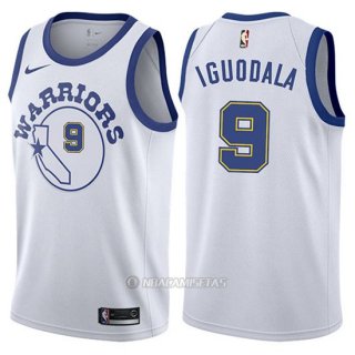 Camiseta Hardwood Golden State Warriors Andre Iguodala #9 2017-18 Blanco