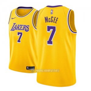Camiseta Los Angeles Lakers Javale McGee #7 Icon 2018-19 Oro