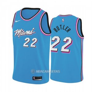 Camiseta Miami Heat Jimmy Butler #22 Earned 2019 Azul