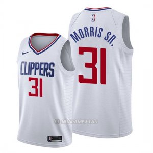 Camiseta Los Angeles Clippers Marcus Morris Sr. #31 Association 2019-20 Blanco