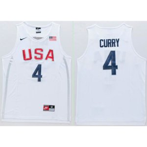 Camiseta de CURRY USA NBA 2016 Blanco
