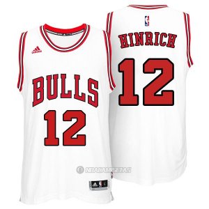 Camiseta Chicago Bulls Hinrich #12 Blanco