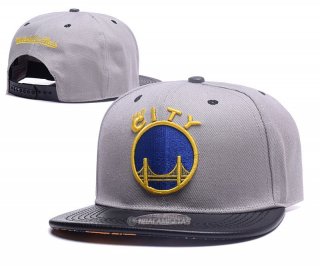 NBA Golden State Warriors Sombrero Gris Negro Azul
