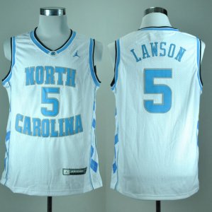 Camiseta Lawson North Carolina Tar Heels #5 Blanco