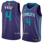 Camiseta Charlotte Hornets Marcus Paige #4 Statement 2018 Violeta