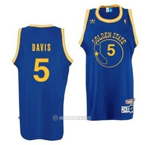 Camiseta Retro Golden State Warriors Davis #5 Azul