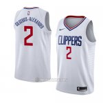 Camiseta Los Angeles Clippers Shai Gilgeous-Alexander #2 Association 2018 Blanco