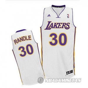 Camiseta Los Angeles Lakers Randle #30 Blanco