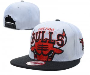 NBA Chicago Bulls Sombrero Blanco Negro 2016