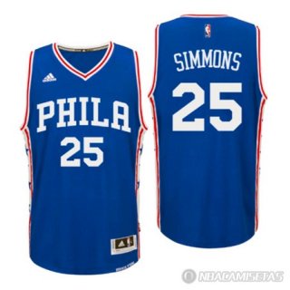 Camiseta 76ers Simmons #25 Azul