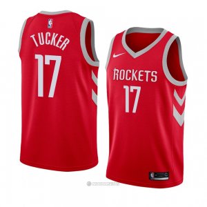 Camiseta Houston Rockets P.j. Tucker #17 Icon 2018 Rojo